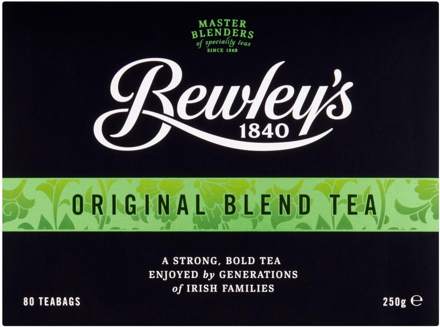 Bewleys Tea Bags Original 6 x 80bg x 250g